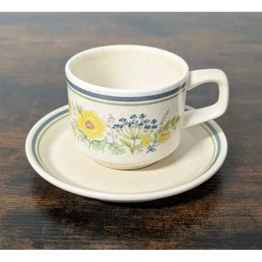 Lenox Temper-Ware Summer Spice Cup‎ and Saucer Set